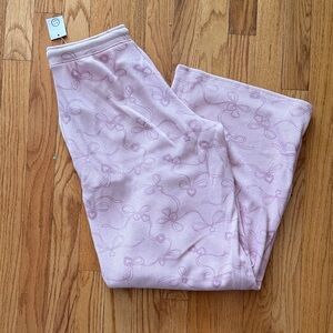 Gilly Hicks for Hollister XS pink Bow Patterned Pants NWT pockets new
